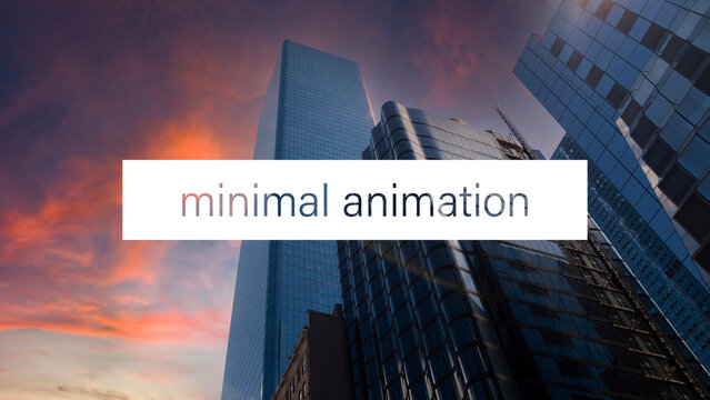 Animated Title for Corporate Opener