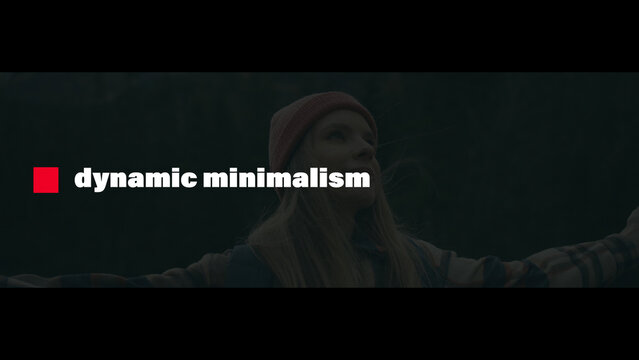 Dynamic Minimalism Text Animations