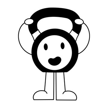 A glyph style icon showing performance