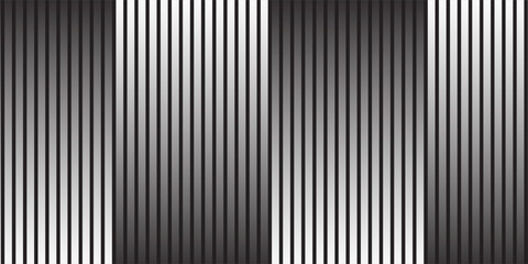 Obraz premium Abstract Futuristic Metallic Data Core Interface with Vertical Grille Patterns