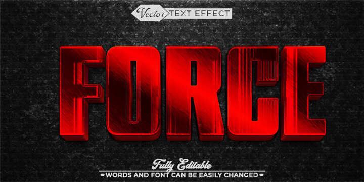  Industrial Forge Metal Craft Typography Vector Fully Editable Smart Object Text Effect