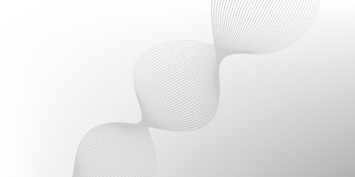 Picture white background with flowing lines for futuristic concept. Dynamic waves. disign