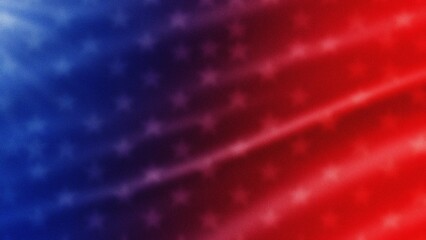 Abstract Red Blue Stars Gradient During Memorial Day 4th of July Labour Day Celebrations © CreativeArtnest