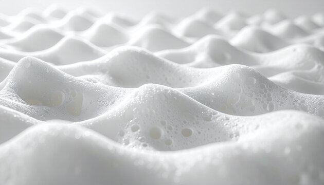 White foam texture background