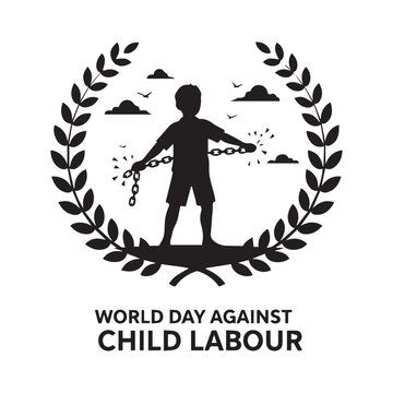 Symbolic representation of world day against child labor