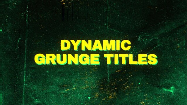 Dynamic Grunge Title