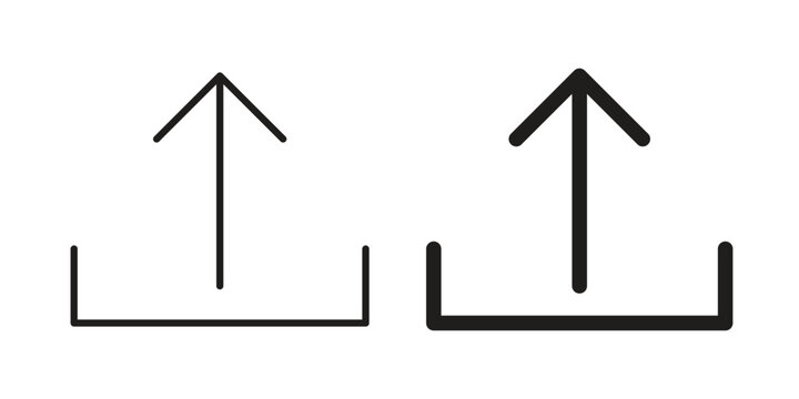 Upload icon graphic vectors for website design