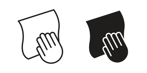 Obraz premium wipe icon graphic vectors for website design
