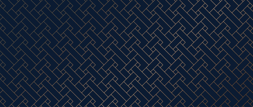 Luxury art deco background pattern vector. Abstract gold geometric line and elegant art nouveau with delicate. Illustration design for invitation, banner, vip, interior, fabric and decoration.	