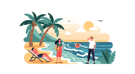 Fototapeta premium Clean, modern design elements create a sense of calm and simplicity. Ideal for backgrounds, website accents, or marketing materials needing a minimali