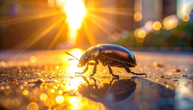 Shiny beetle