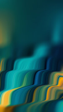 Vibrant Waves of Color Flowing in Harmony