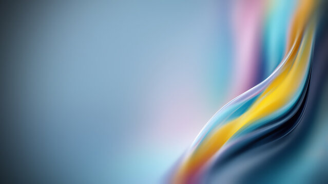 Mesmerizing Abstract Background of Flowing Colors