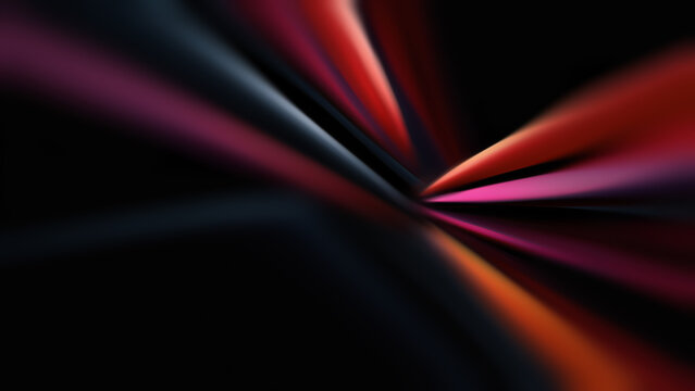 Vivid Lines Intertwining in a Mesmerizing Abstract Scene