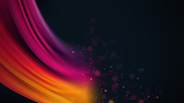 Vivid Hues Dance in a Captivating Abstract Background