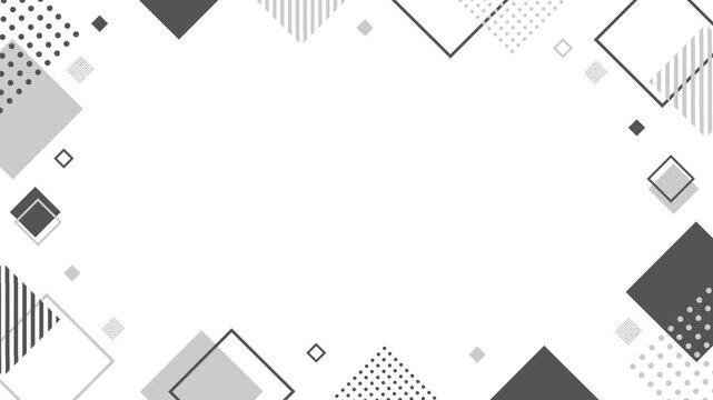 Simple and colorful geometric cute business background frames