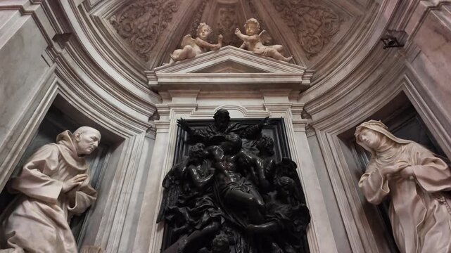 Chigi Chapel And Raphael Sibyls Fresco Santa Maria Della Pace Rome