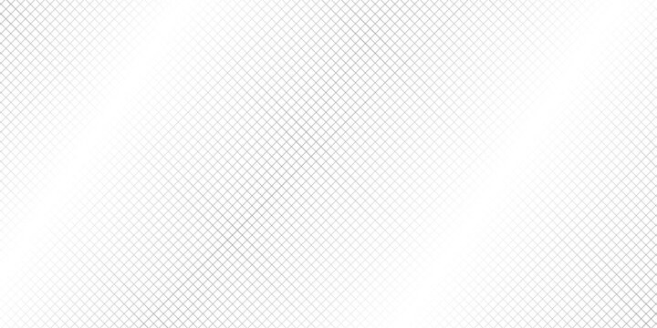 Net texture pattern on white background. Net texture pattern for backdrop and wallpaper. Realistic net pattern with black squares. Geometric background