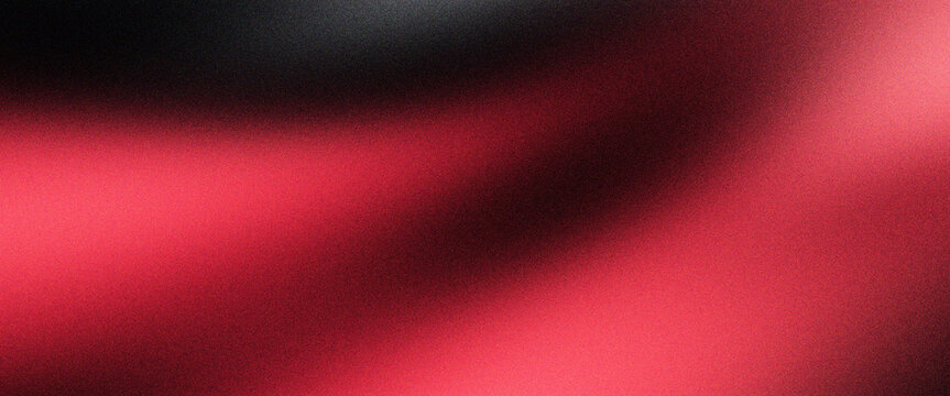 Abstract red silk background with elegant soft waves, luxurious crimson satin fabric texture with smooth dark shadows, sophisticated ruby textile drapery for premium fashion brand marketing.