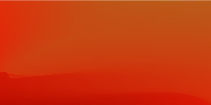 Saturated red gradient background. Abstract smooth hot color gradation wallpaper. Vibrant intense blurred backdrop for banner, poster, leaflet, brochure, booklet. Bright fiery red overlay. Vector