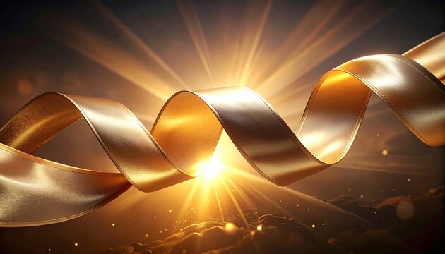Golden ribbon