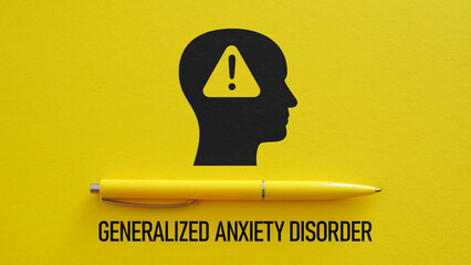Generalized anxiety disorder concept with persistent worry and stress, mental health condition affecting daily life, emotional tension, overthinking and need for support and therapy © Andrii