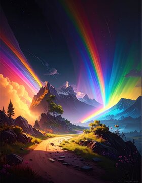 Rainbow mountain