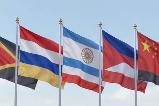 Global Flags &ndash; International Cooperation & Unity