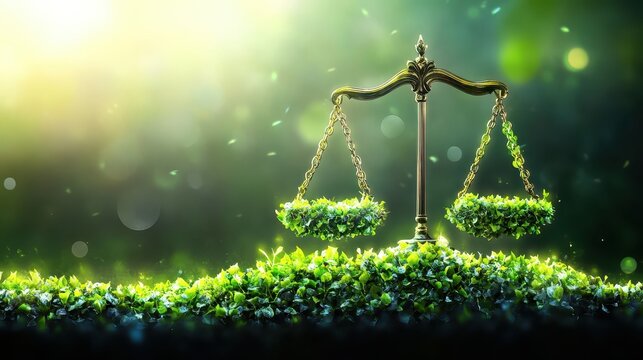 Scales of Justice Balancing Green Growth and Corporate Social Responsibility in Nature