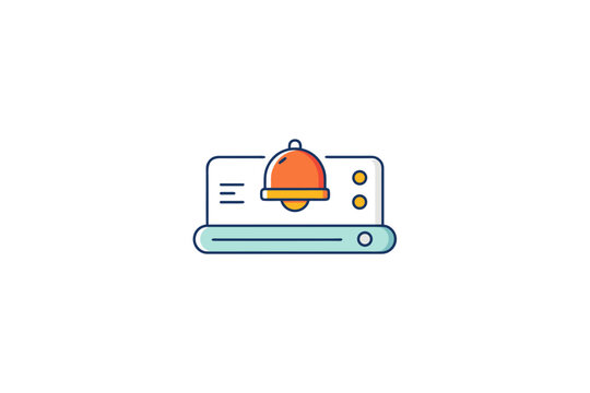 small dashboard notification line icon