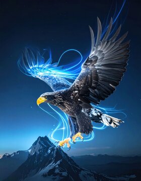 Soaring eagle