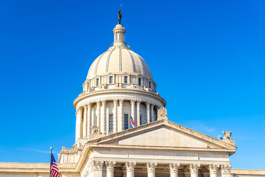 Oklahoma State Capitol Building at Sunrise in Oklahoma City