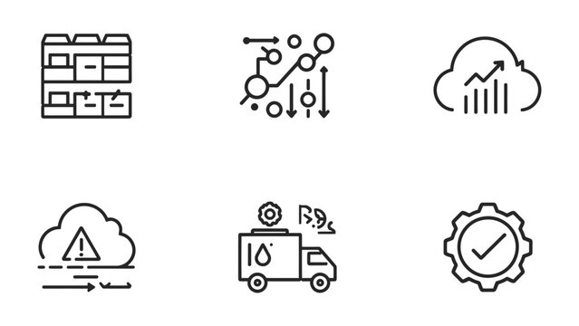 Modern Icons: A comprehensive set of modern icons, ideal for use in technology and business applications. The images consist of outline design, they are simple, elegant and intuitive.