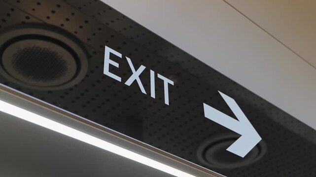 King Salman Park Exit Sign