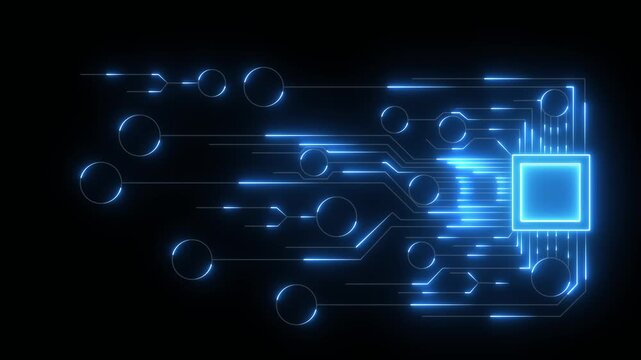 Ai tools or neon box. Multi function for Agentic AI technology motion background. Multi agent AI systems, Automate daily Tasks Smart AI solutions improve efficiency, Automate repetitive work