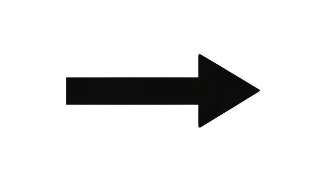Black arrow pointing right on a dark background