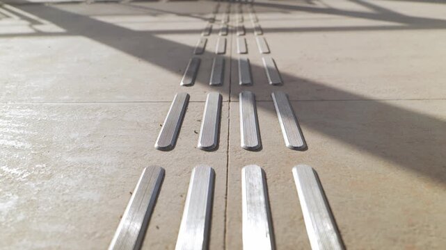 Tactile Paving on Pedestrian Bridge at King Salman Park
