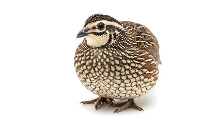 Obraz premium A quail bird isolated on backdrop