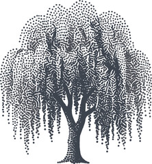 Fototapeta premium Trees Elevation View for Architectural Drawings