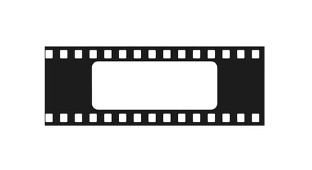 Fototapeta premium Classic filmstrip frame on white background