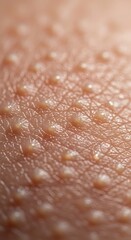 Fototapeta premium Close-up of human skin texture.