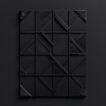 Black geometric wireframe cube structure silhouette