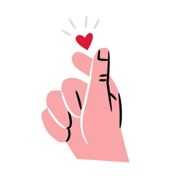 Cartoon mini heart in rainbow colors representing pride love and diversity with playful animated style and cheerful bright expression