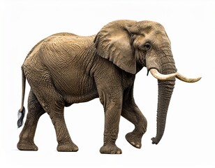 Fototapeta premium AI created photo with African elephant