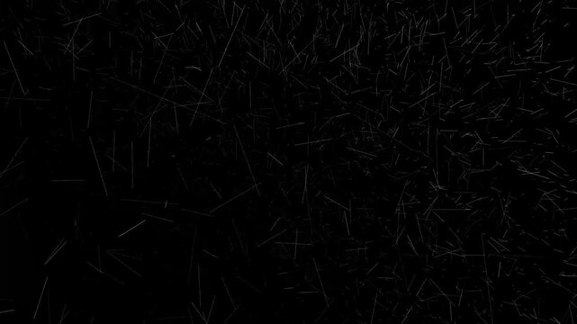 versus motion graphics with anime speed lines in alpha channel dark background