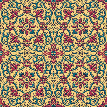 ajrak allover dizital print design for printing 