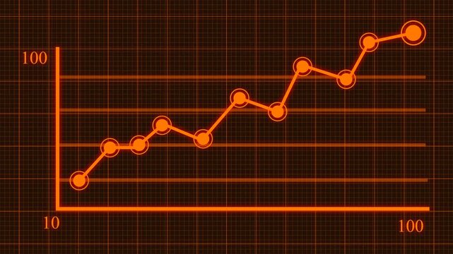 graph chart up down business statistics report