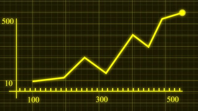 graph chart up down business statistics