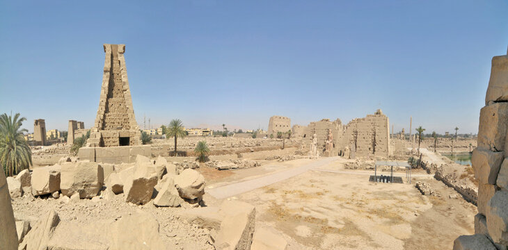 Luxor Temple  a large Ancient Egyptian temple complex located on the east bank of the Nile River in the city today known as Luxor (ancient Thebes), Egypt