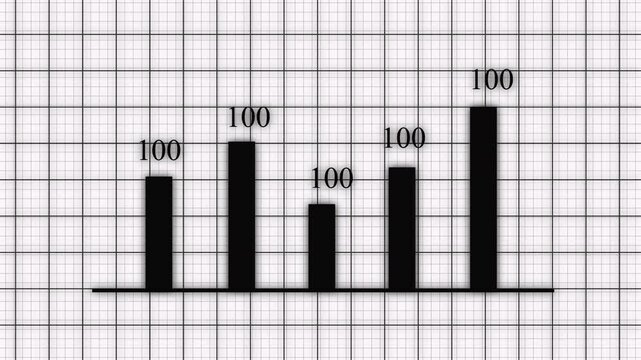 graph chart up down business statistics